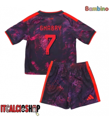 Bayern Munich Serge Gnabry #7 Terza Maglia Bambino 2026-27 Manica Corta (+ Pantaloni corti)